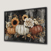 Rustic Harvest Pumpkin Canvas Print for Autumn Decor