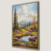 Rustic Landscape Canvas Print with Tranquil Pastoral Scene