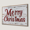 Rustic Merry Christmas Canvas Print Festive Wall Art