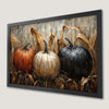 Rustic Pumpkin Harvest Art Poster for Autumn Decor