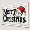 Rustic Santa Claus Art Poster for Christmas Cheer
