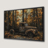Rustic Vintage Truck Canvas Print Halloween Decor