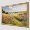 Rustic Wildflower and Countryside Art Poster for Home Decor