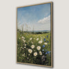 Rustic Wildflower Botanical Landscape Canvas Print