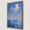 Sailing Ship Calm Waters Canvas Print, Summer Seascape