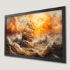 Sailing Ship Seascape Art Poster - Dramatic Ocean Waves