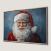 Santa Claus Realistic Portrait Canvas Print Holiday Art