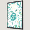 Sea Turtle Art Poster for Nursery - Ocean Life Decor