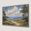 Seascape Landscape Framed Canvas Print Art Decoration