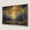 Serene Autumn Forest Canvas Print Wilderness Decor