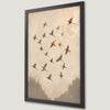 Serene Birds in Flight Art Poster - Nature-Inspired Decor