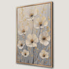 Serene Flowers Canvas Print in Framed Wall Art