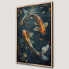 Serene Koi Fish Canvas Print Modern Aquatic Wall Art