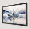Serene Marine Scene Art Poster with Nautical Flair