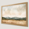 Serene Mountain Watercolor Art Poster for Home Decor