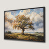 Serene Nature Lone Tree Canvas Print Wall Art