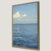 Serene Ocean Seascape Canvas Print with Nautical Theme Art
