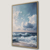 Serene Ocean Waves Marine Scene Canvas Print