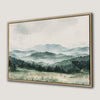 Serene Panoramic Mountainscape Canvas Print Wall Decor