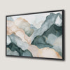 Serene Pastel Watercolor Style Canvas Print