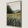Serene Scenic Landscape Canvas Print with Rustic Charm