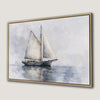 Serene Seascape Sailing Boat Canvas Print Art Decor
