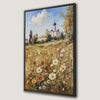 Serene Springtime Scene with Wildflower Canvas Print