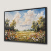 Serene Summer Nature Landscape Canvas Print Wall Art
