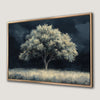 Serene Tree Landscape Moody Canvas Print Wall Art