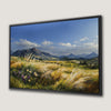 Serene Wilderness Panoramic Mountain Landscape Canvas Print