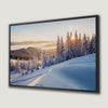 Snow Covered Spruce Canvas Print - Winter Carpathian Art