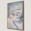 Snowy Landscape Nature Scene Canvas Print Art