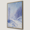 Snowy Road and Forest Canvas Print for Winter Wonderland