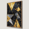 Sophisticated Abstract Geometric Shapes Canvas Print Decor