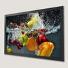 Splashing Fruit Art Poster for Kitchen | Fresh Wall Decor