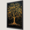 Splendid Golden Tree Art Poster for Home Decor