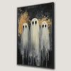 Spooky Abstract Ghost Canvas Print Halloween Wall Art