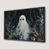 Spooky Ghost in Forest Canvas Print Halloween Decor