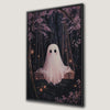Spooky Ghost on Swing Canvas Print Gothic Decor