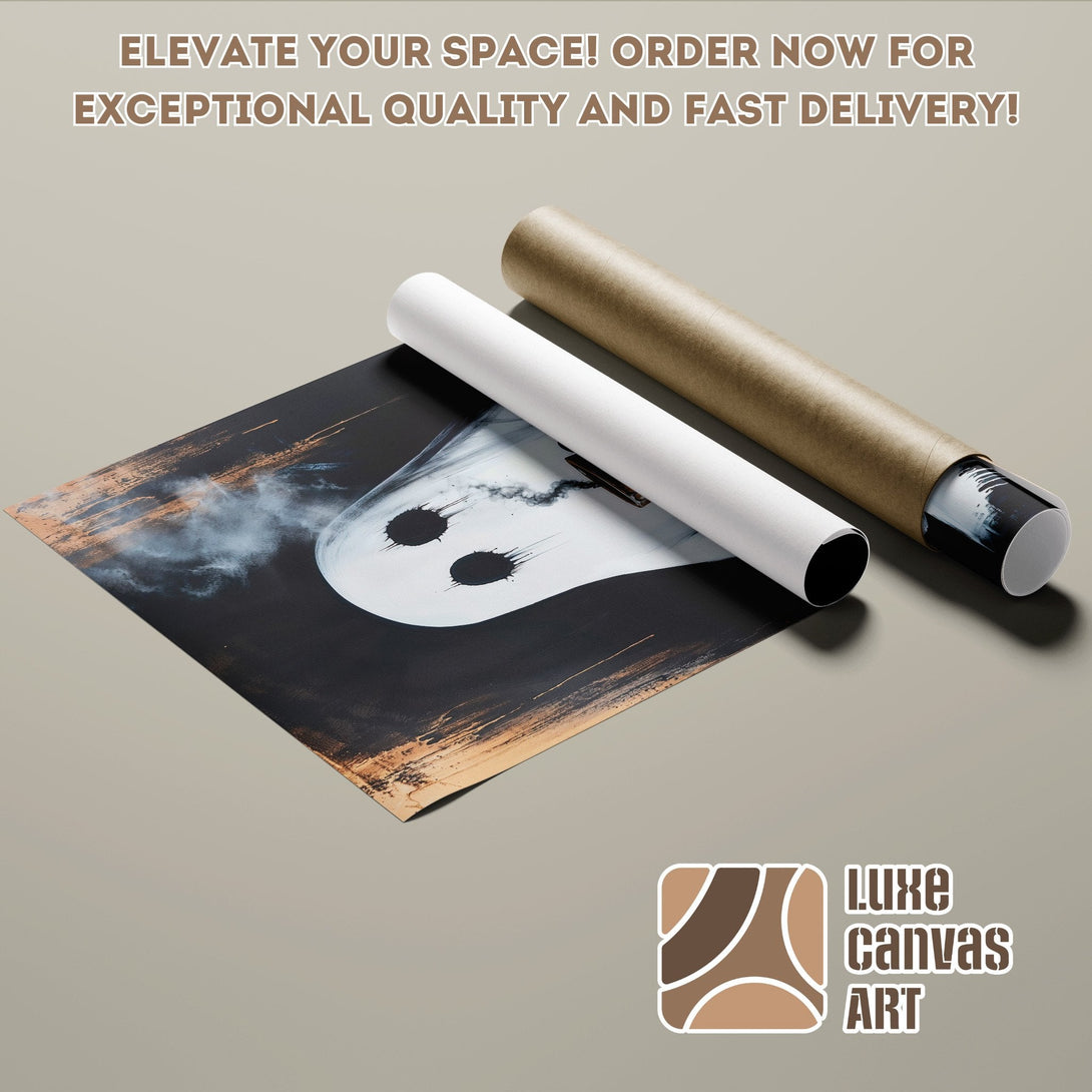 Abstract art poster roll with a black, white, and brown color palette. Elevate your space with our premium poster!