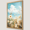 Spring Daisies Art Poster - Rustic Floral Wall Decor