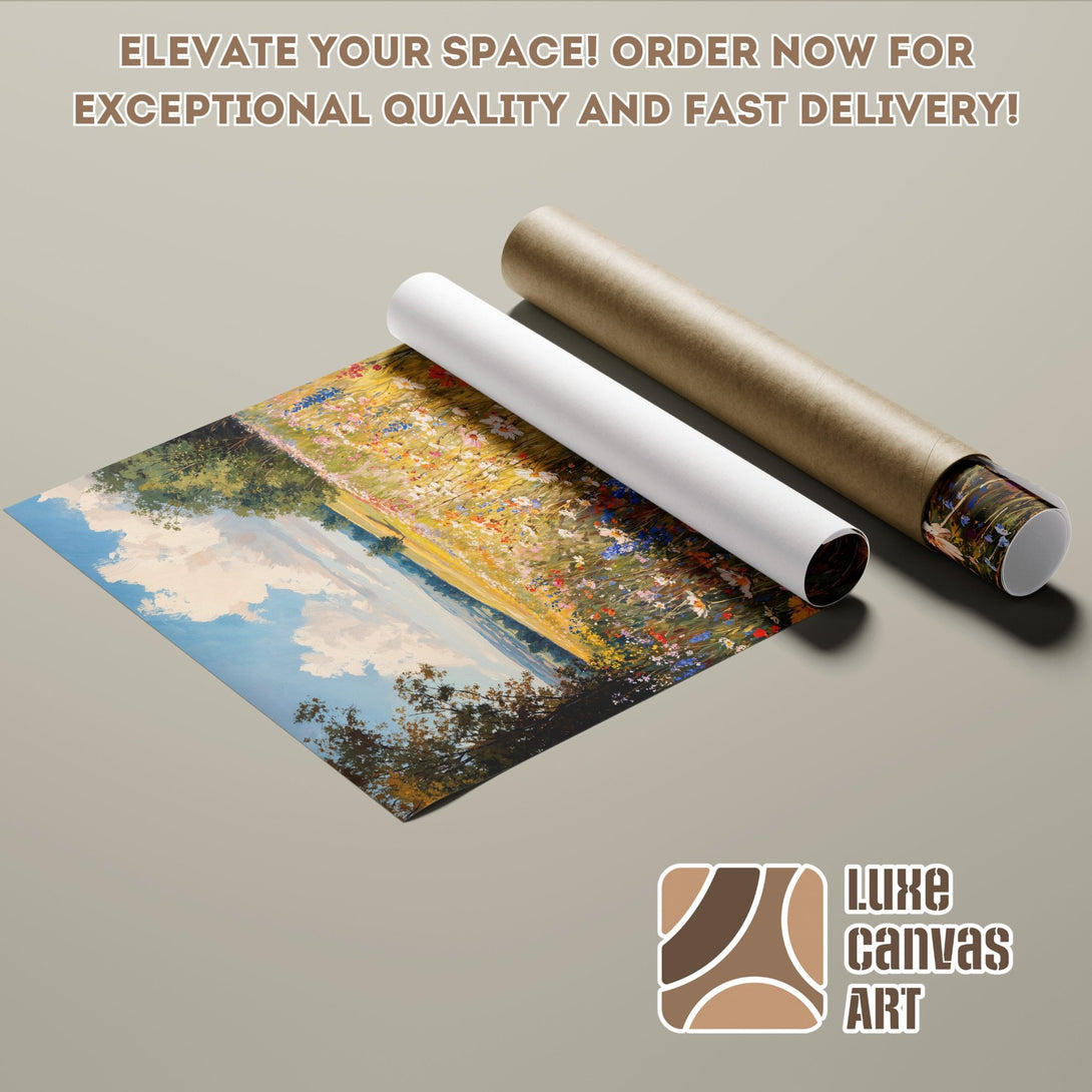 Poster Roll featuring a vibrant landscape painting in a warm, earthy color palette. Elevate your space with this stunning art!