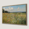 Springtime Countryside Landscape Canvas Print for Bedroom