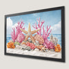 Starfish Reef Art Poster - Coastal Decor for Your Home