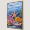 Starfish Underwater Dreamscape Framed Canvas Print