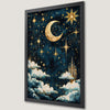 Starry Night Celestial Dreams Art Poster for Cosmic Decor