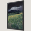 Stormy Mountain Vista Art Poster - Dramatic Landscape Print