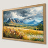 Stormy Mountain Vista Art Poster - Nature's Beauty for Your Walls