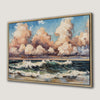 Stormy Ocean Waves Seascape Canvas Print Beach Art