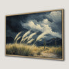 Stormy Sky and Mountain Landscape Canvas Print